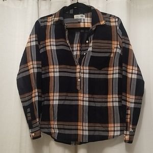 Old Navy plaid button down